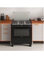 Fogão Itatiaia Star New Piso 6 Bocas Preto Mesa de Inox Bivolt 3700000474