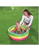 Piscina inflável 41 litros summer set com gomos azteq bestway