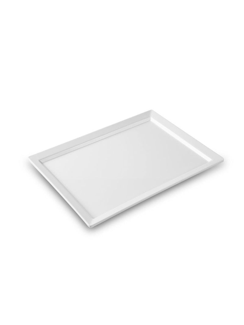Travessa catering branco 44x32x3,3cm haus concept