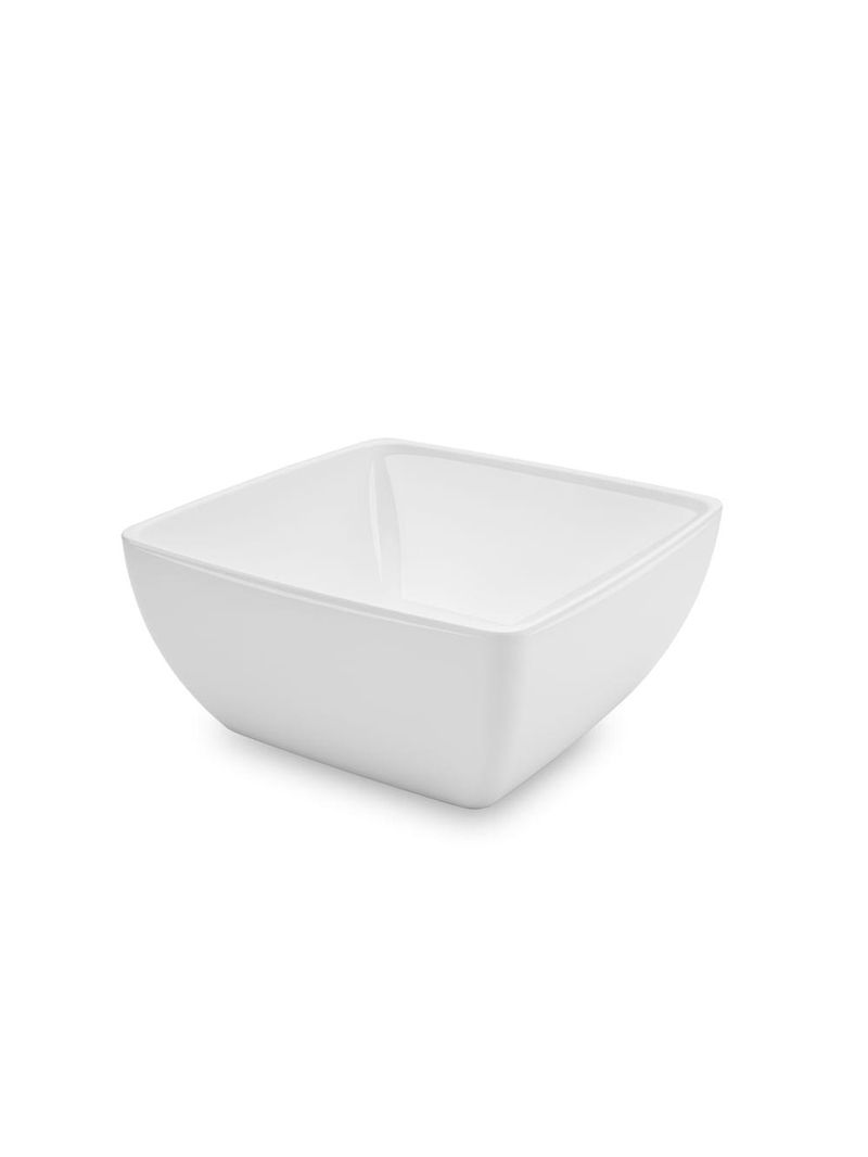 Saladeira square branco 25,5x25,5x12 4,5l haus concept