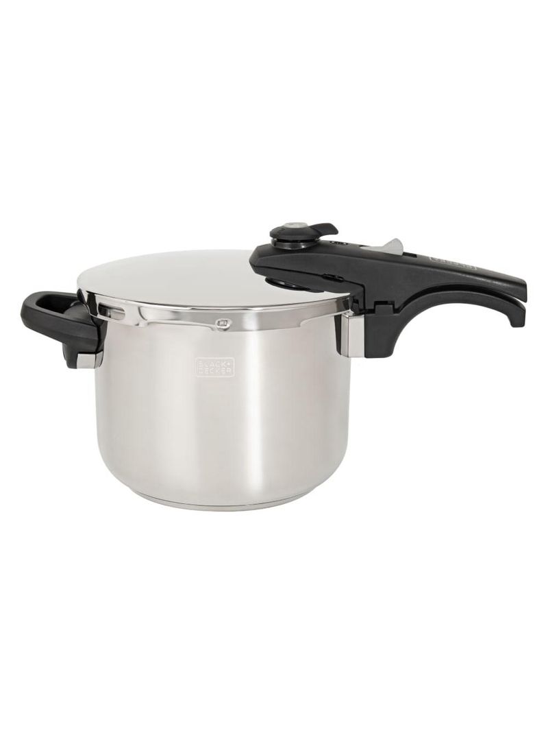 Panela de pressão inox 6 litros fechamento externo galaxy black&decker