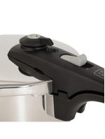 Panela de pressão inox 6 litros fechamento externo galaxy black&decker