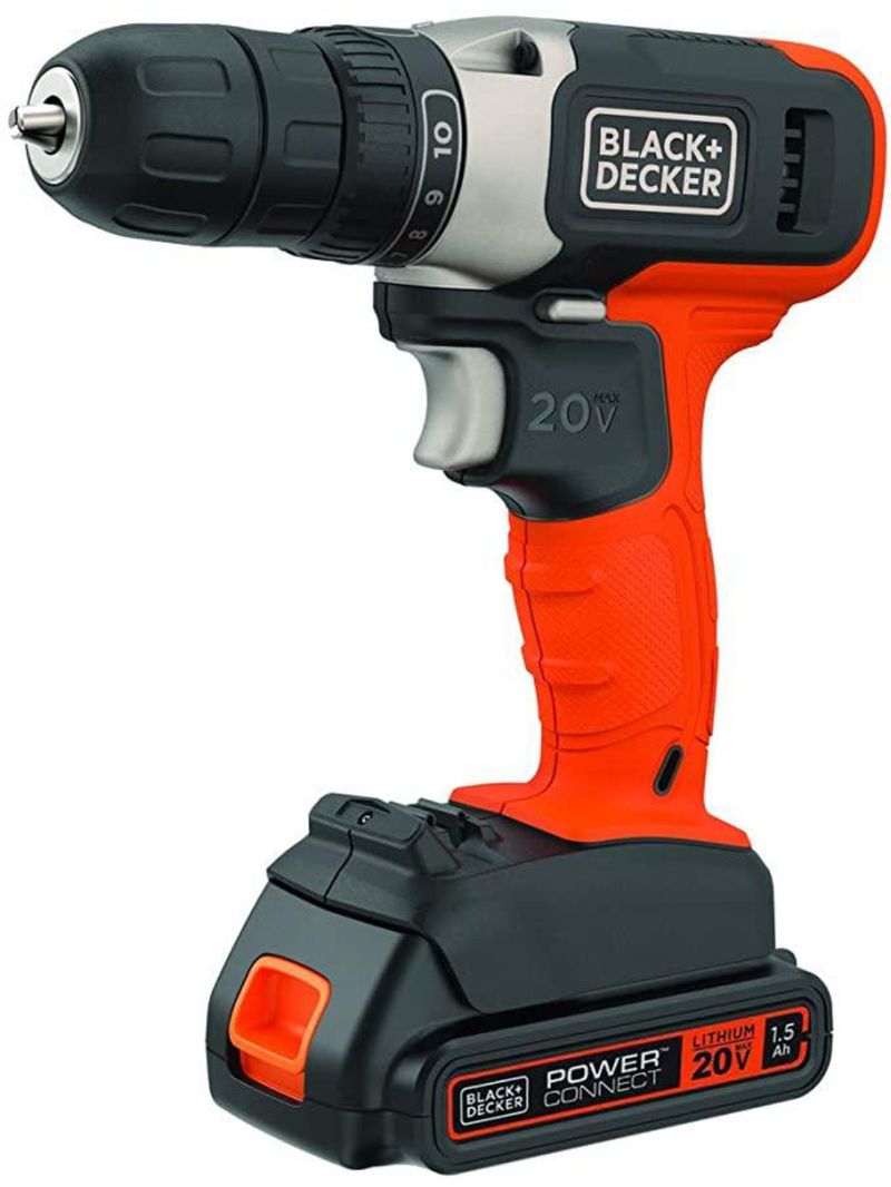 Parafusadeira / furadeira 3/8 (10mm) 20 max li-ion bivolt black decker