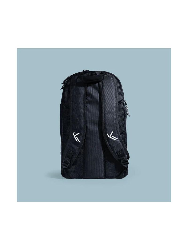 Mochila raqueteira beach tennis kona plus preto/branco