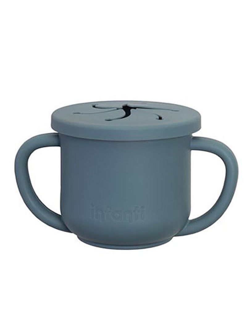 Copo de silicone 2 em 1 piccolo azul - infanti