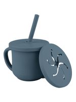 Copo de silicone 2 em 1 piccolo azul - infanti