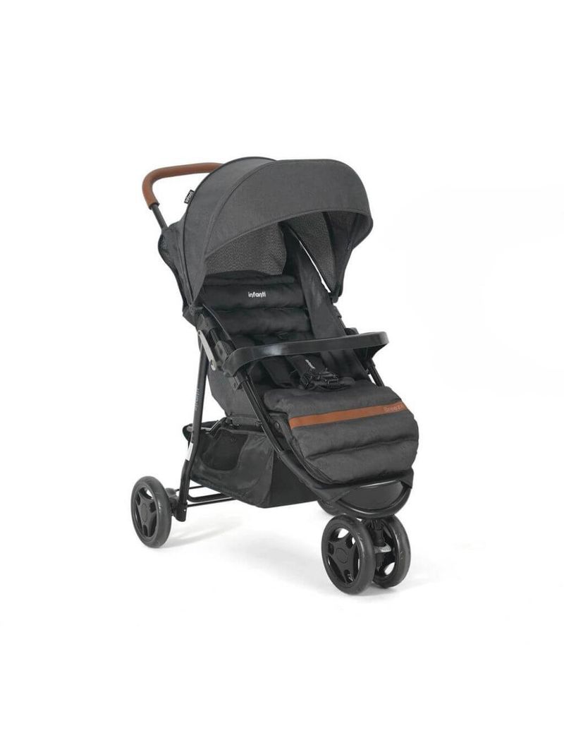 Carrinho de bebê breeze preto - infanti