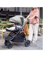 Carrinho de bebê versatrax e travel system trio pebble cinza - joie