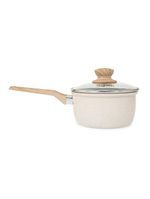 Jogo de panelas 10 peças cerâmica antiaderente creme neuhaus