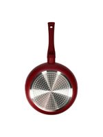 Jogo de panelas carmin vermelho com 5 peças hauskraft