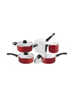 Jogo de panelas roma 5 peças vermelho hauskraft