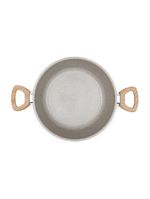 Jogo de panelas 10 peças cerâmica antiaderente cinza claro neuhaus