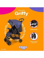 Carrinho de bebê griffy jeans - cosco