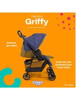 Carrinho de bebê griffy jeans - cosco