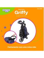 Carrinho de bebê griffy jeans - cosco