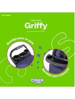 Carrinho de bebê griffy jeans - cosco
