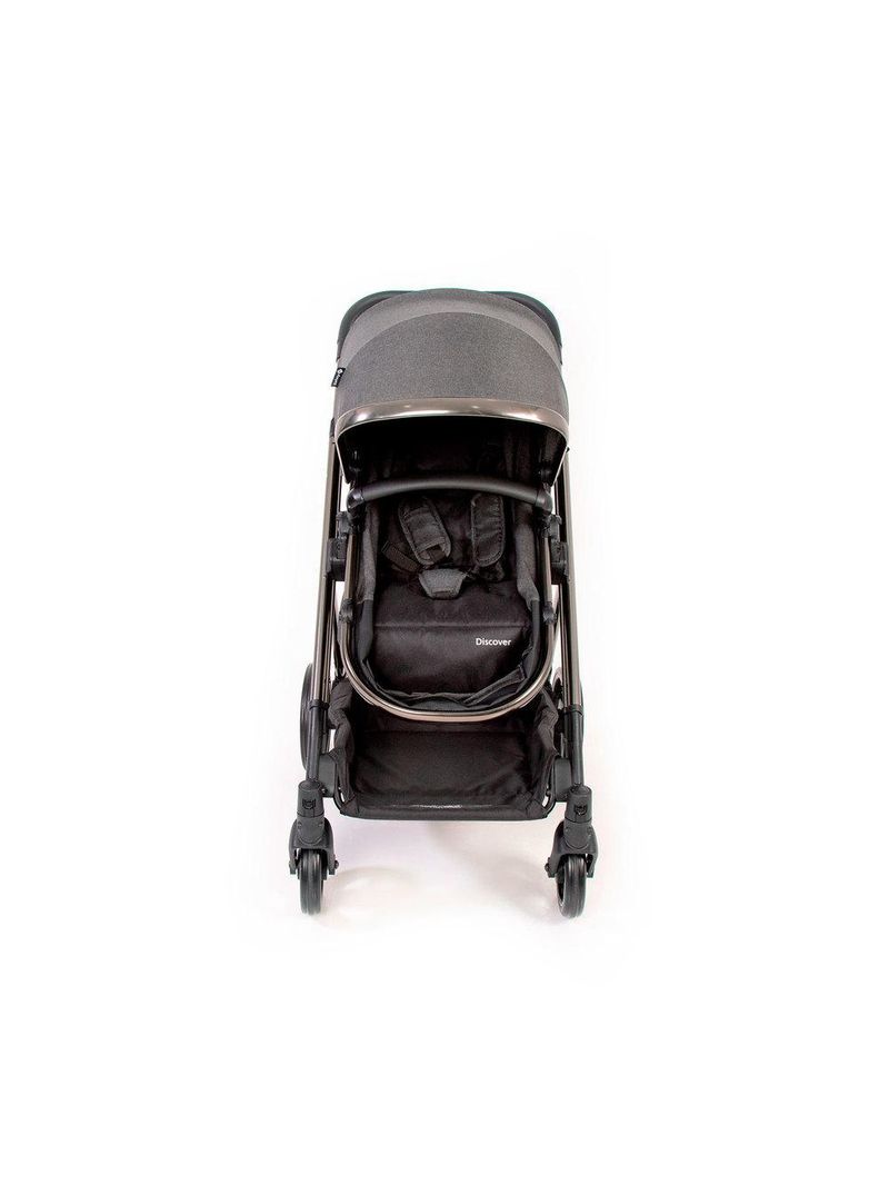 Carrinho com bebê conforto travel system discover trio isofix grey - safety 1st