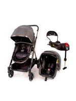 Carrinho com bebê conforto travel system discover trio isofix grey - safety 1st