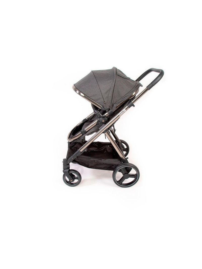 Carrinho com bebê conforto travel system discover trio isofix grey - safety 1st