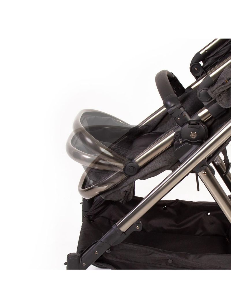 Carrinho com bebê conforto travel system discover trio isofix grey - safety 1st