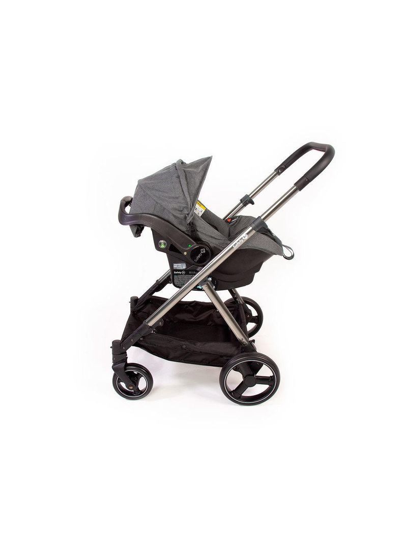 Carrinho com bebê conforto travel system discover trio isofix grey - safety 1st
