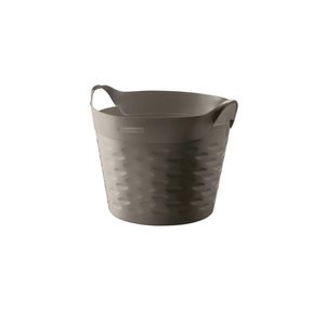 Cesto organizador plástico circular moolti grafiite 20l - sanremo