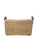 3 cestos organizadores retangulares wolff de fibra natural