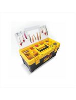 Caixa plástica organizadora para ferramentas com tampa tramontina