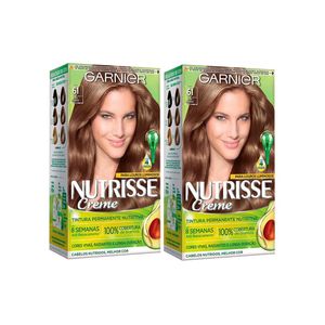 Kit garnier nutrisse - coloração 61 café gelado