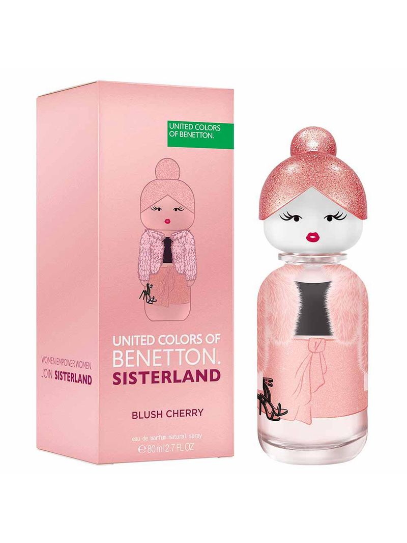 Perfume blush cherry benetton united colors sisterland feminino eau de parfum