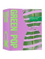 Perfume benetton ud green pop for her feminino eau de toilette