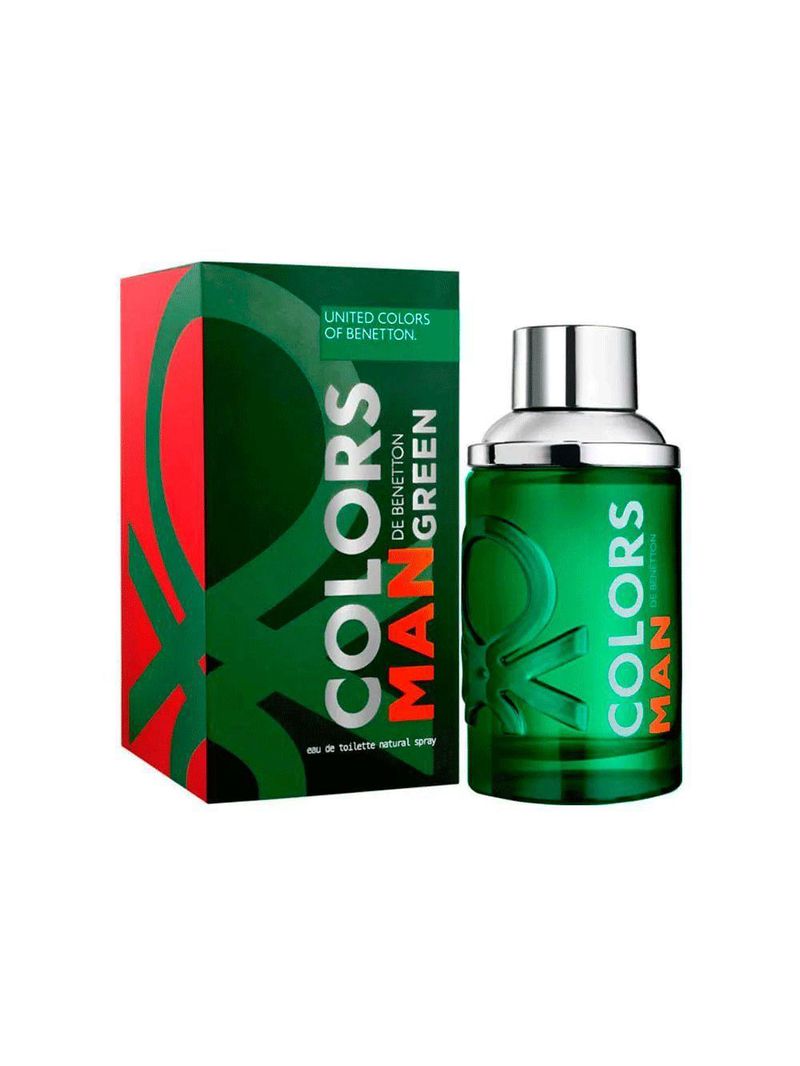 Benetton Colors Man Green Eau De Toilette - Perfume Masculino 100ml