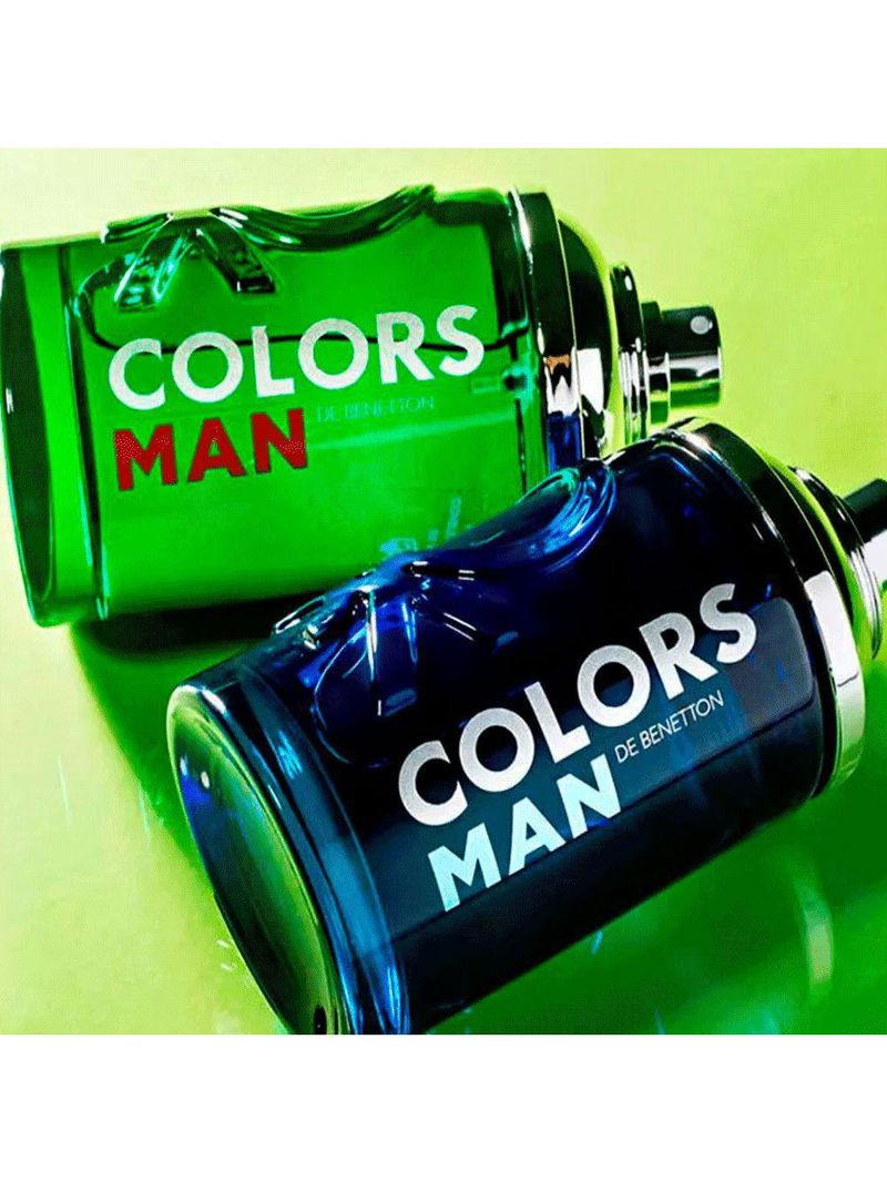 Benetton Colors Man Green Eau De Toilette - Perfume Masculino 100ml