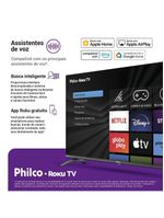 Smart TV 40” Philco LED Roku TV Dolby Audio PTV40M9GR2CGB Bivolt