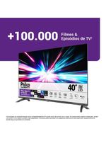 Smart TV 40” Philco LED Roku TV Dolby Audio PTV40M9GR2CGB Bivolt