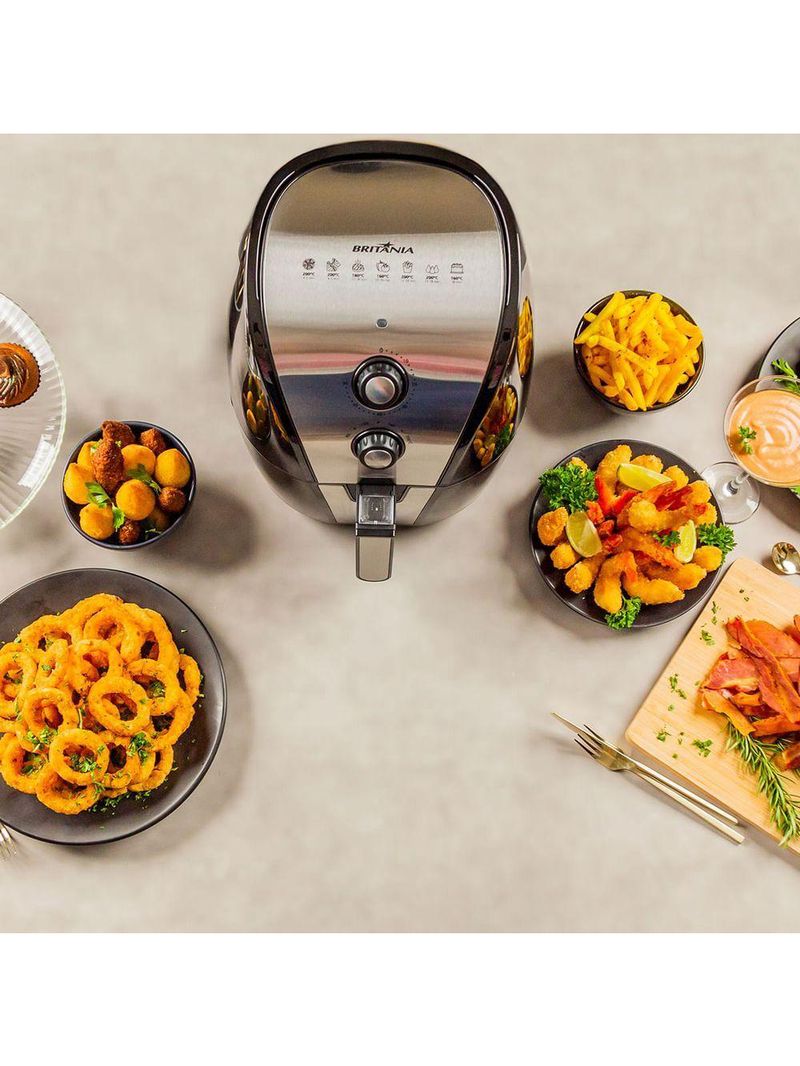 Air Fryer Britânia 5L Antiaderente 1500W BFR40PI 220V