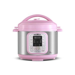 Panela de Pressão Rosa Britânia 5L Digital 11 Funções BPPE05 110V