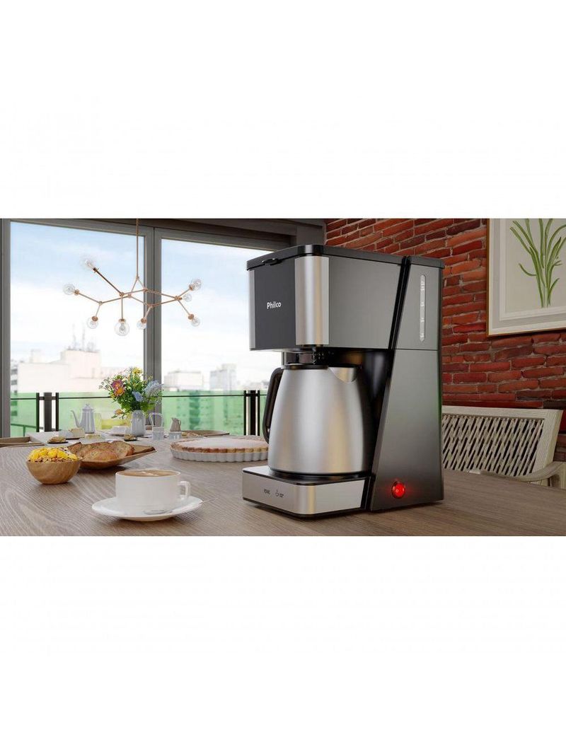 Cafeteira Philco PCF40C Inox 40 Cafezinhos 1,6L 950W 220V