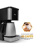 Cafeteira Philco PCF40C Inox 40 Cafezinhos 1,6L 950W 220V