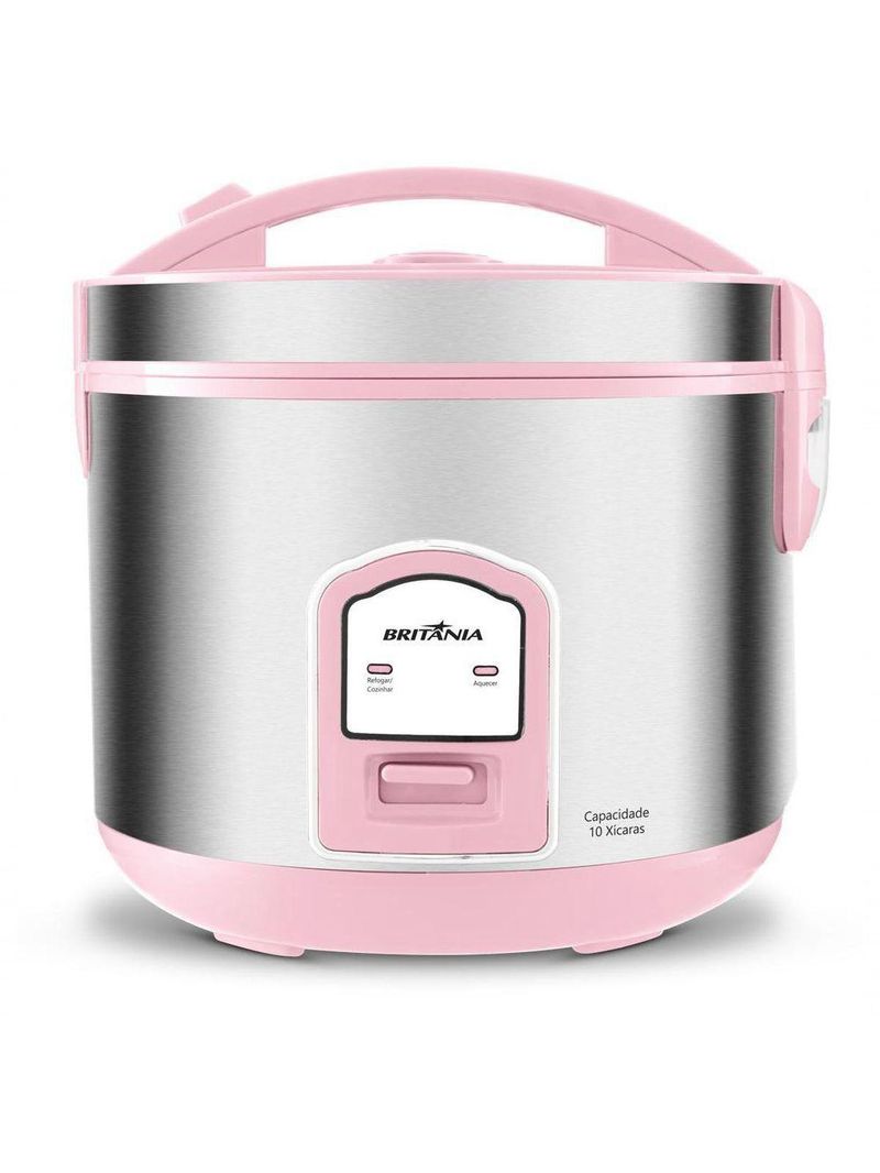 Panela de Arroz Elétrica Rosa Britânia 10 Xícaras BPAE10C 110V