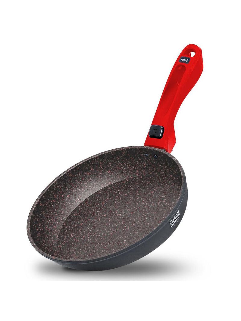 Panela polishop ichef ultra sauté grand shark series vermelha 24cm