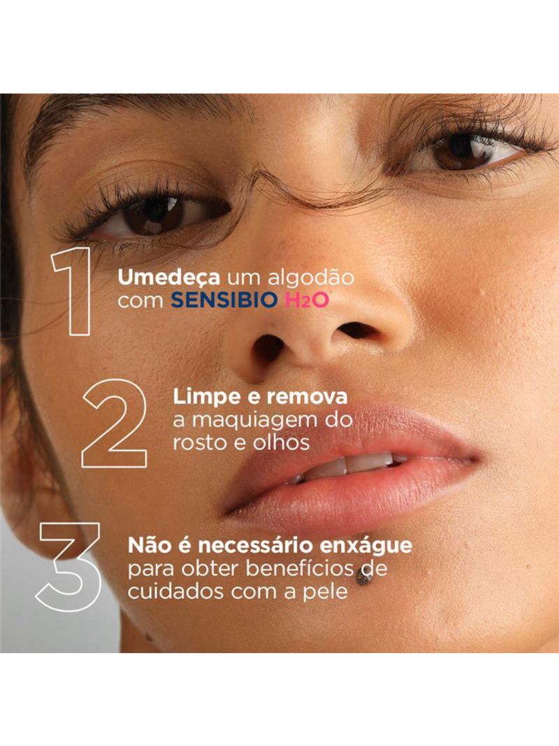 Água micelar calmante bioderma sensibio h2o