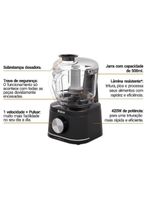 Processador Philco 420W Jarra Para 500ml PMN04A 220V