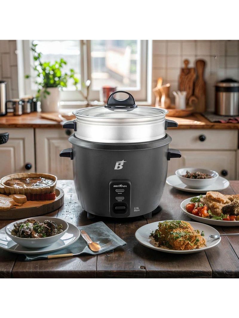 Panela Elétrica Multifuncional Britânia 7 Xícaras 500W BPA07 110V