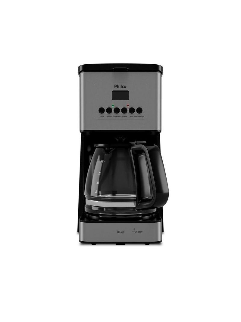 Cafeteira Philco 40 Cafezinhos 1000W Painel Digital 220V