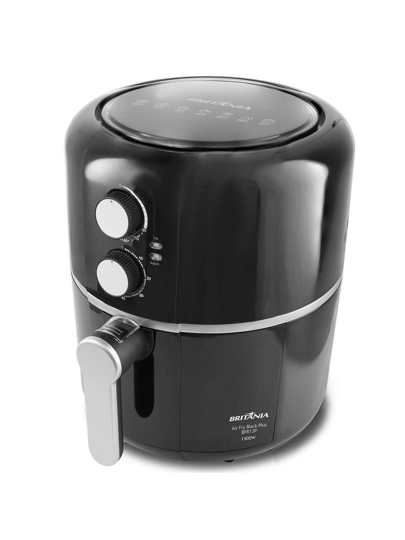 Fritadeira Air Fryer Britânia 45L Black Plus 1500W BFR13P 220V