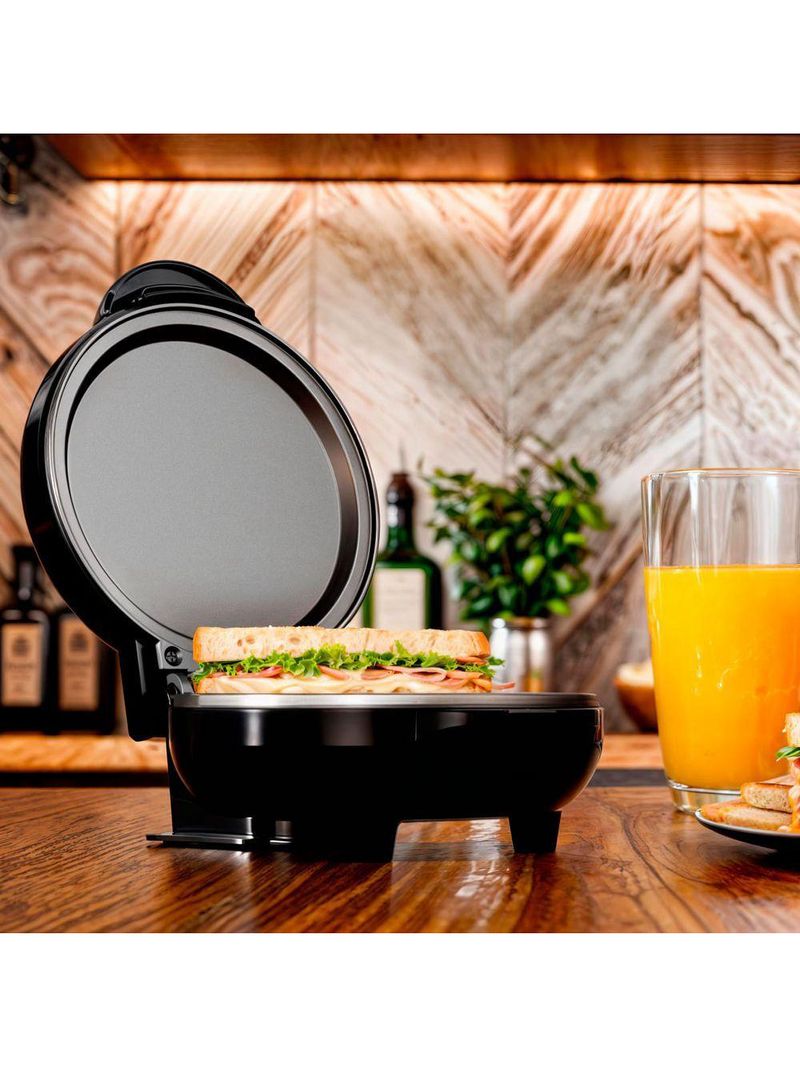 Mini Grill E Sanduicheira Britânia 550W Chapas Lisas BGRE03A 110V