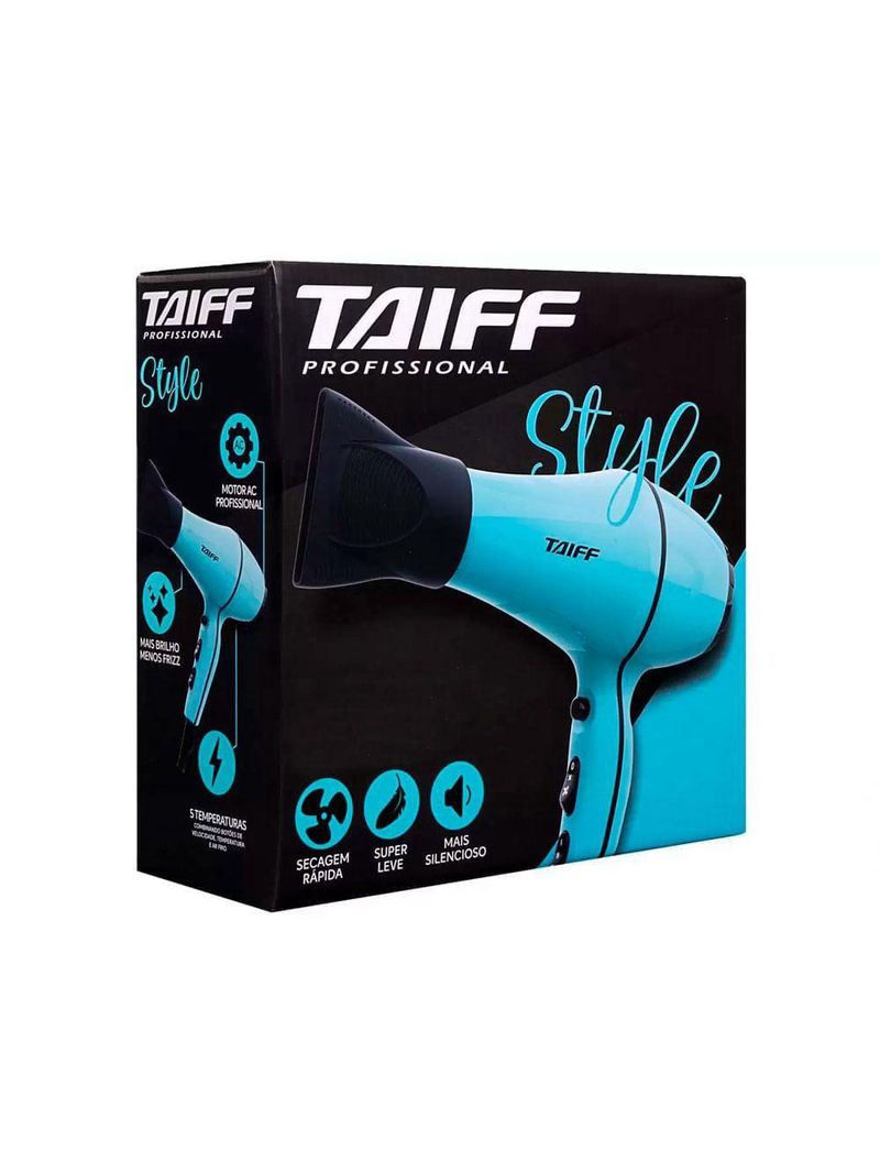 Secador de Cabelo Taiff Style Tiffany Azul 2000W 220V