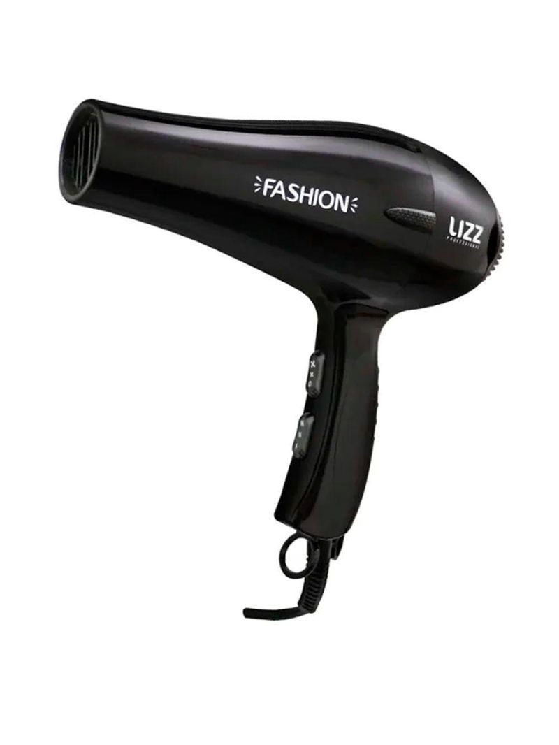 Lizz Professional Fashion Preto 2200W Secador De Cabelos 220V