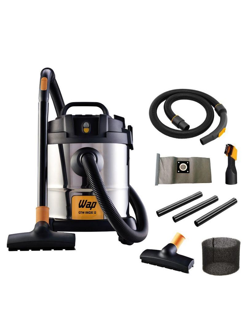 Aspirador De Pó E Água WAP Gtw Inox 12 Bocal De Sopro 220V